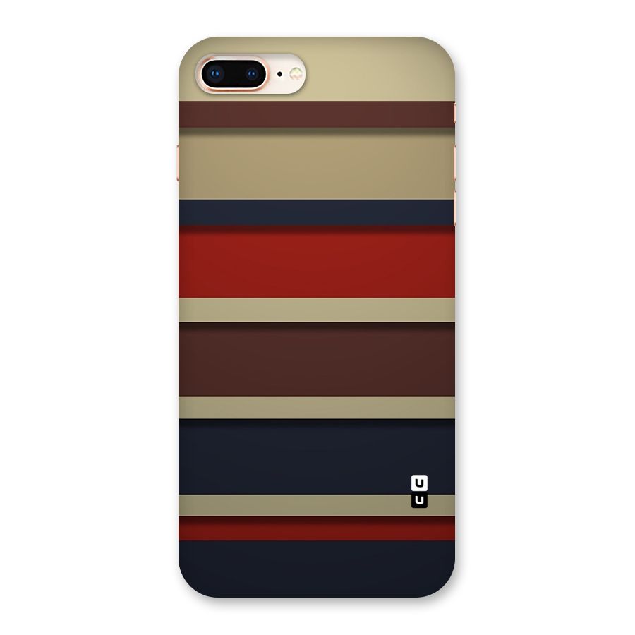 Elegant Stripes Pattern Back Case for iPhone 8 Plus
