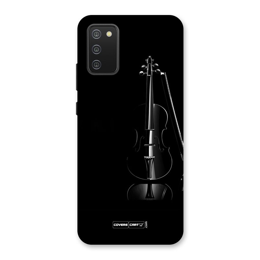 Elegant Violin Back Case for Galaxy M02s