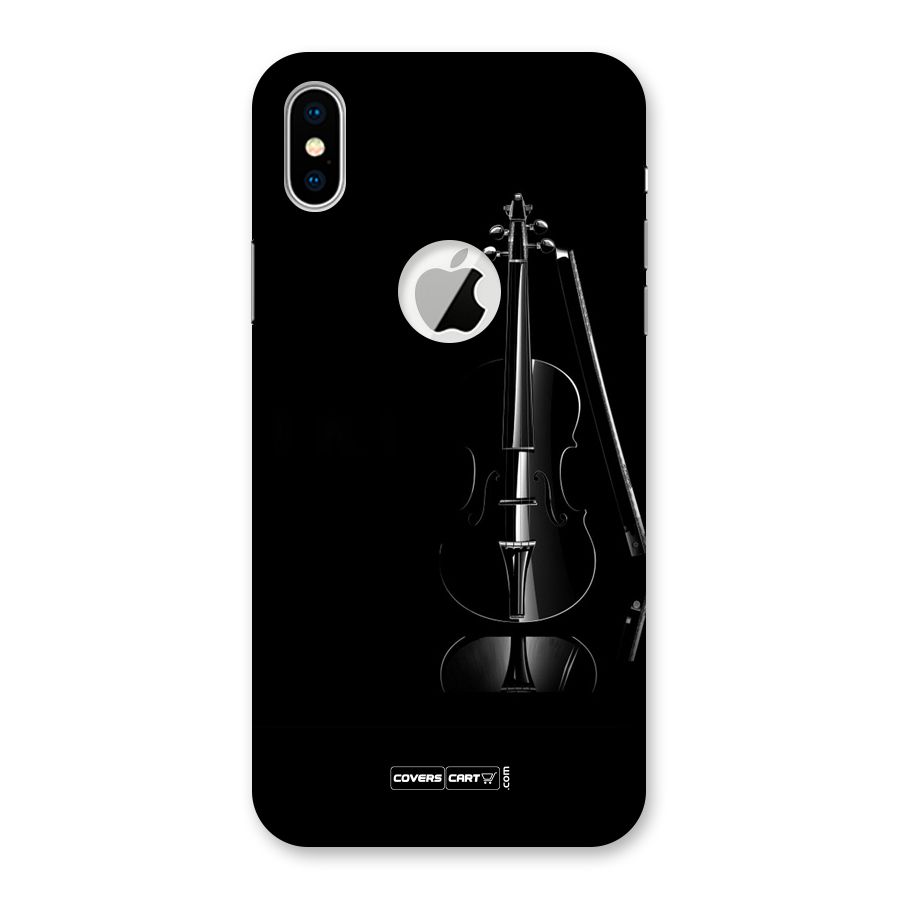 Elegant Violin Back Case for iPhone X Logo Cut