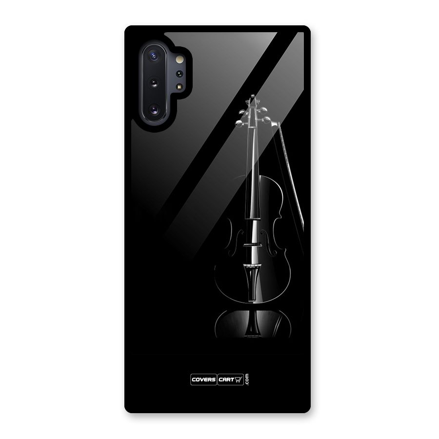 Elegant Violin Glass Back Case for Galaxy Note 10 Plus