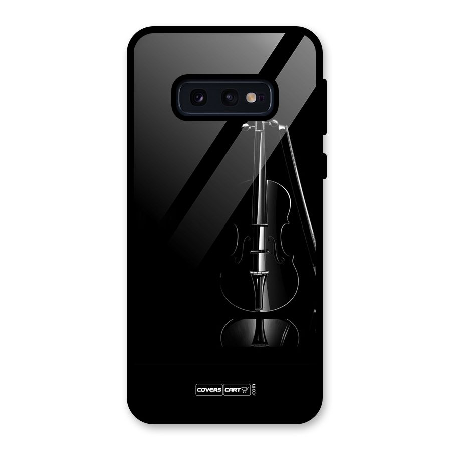 Elegant Violin Glass Back Case for Galaxy S10e