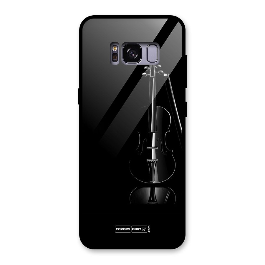 Elegant Violin Glass Back Case for Galaxy S8