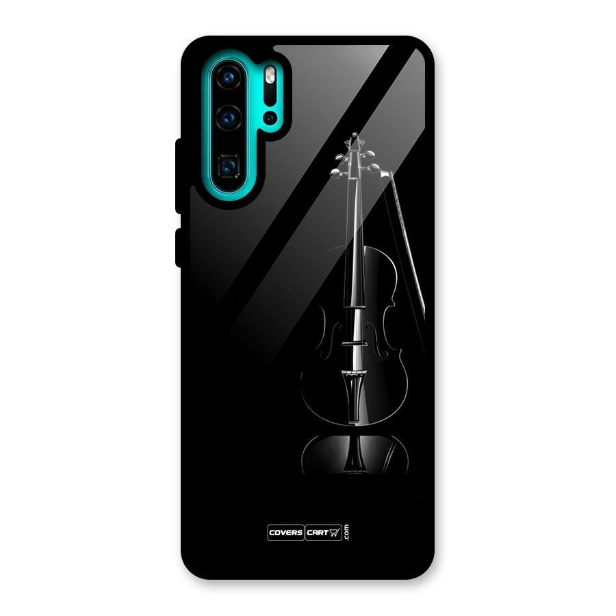 Elegant Violin Glass Back Case for Huawei P30 Pro