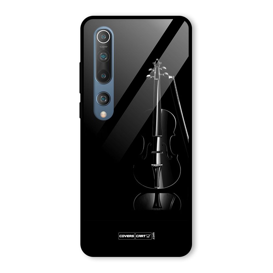 Elegant Violin Glass Back Case for Mi 10
