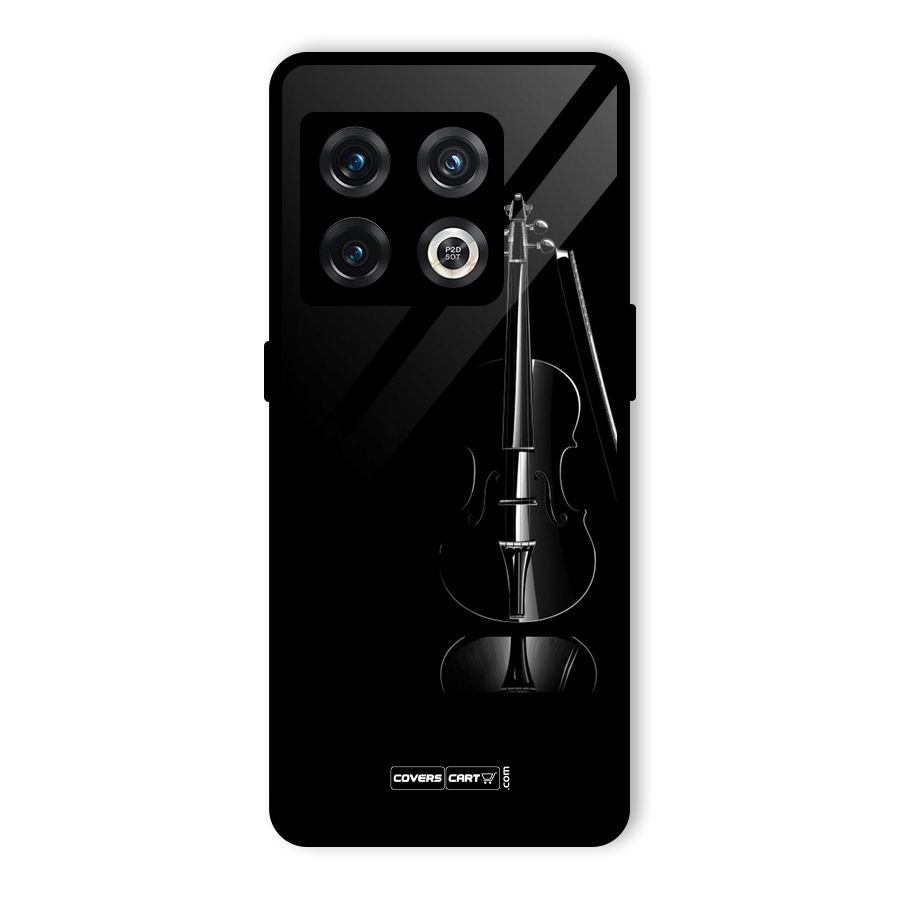 Elegant Violin Glass Back Case for OnePlus 10 Pro 5G