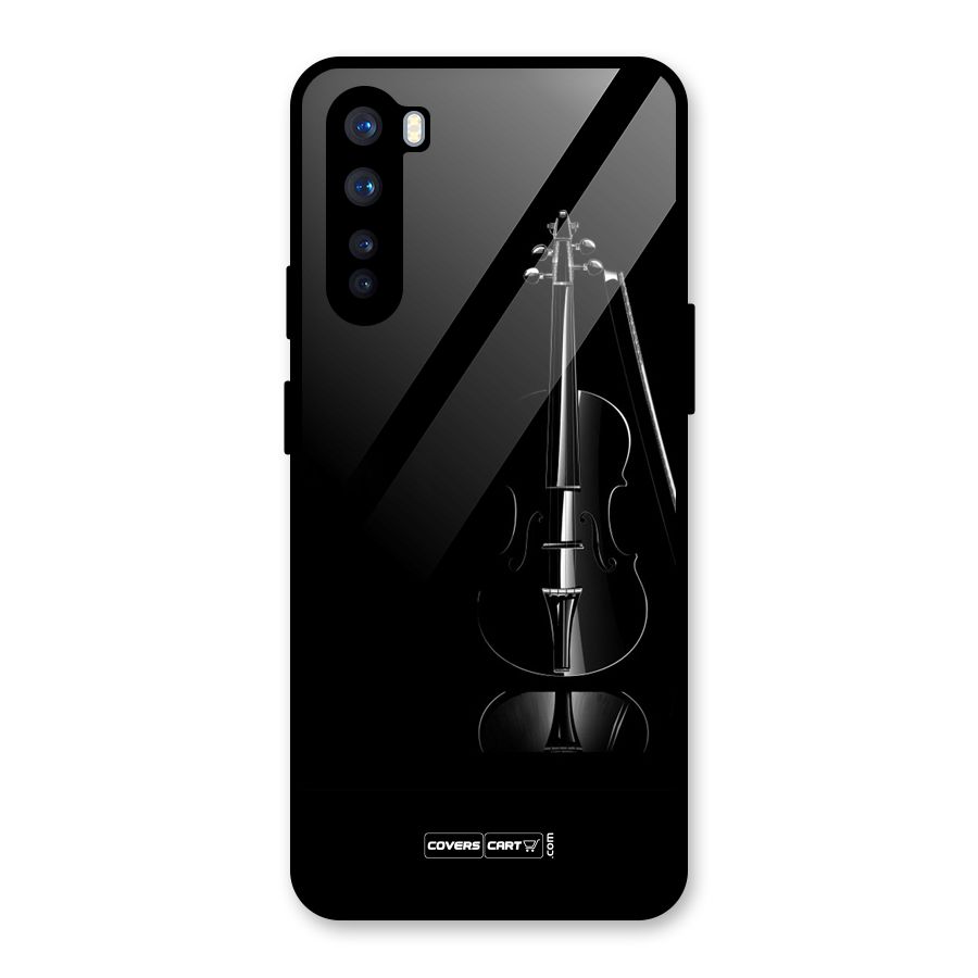 Elegant Violin Glass Back Case for OnePlus Nord