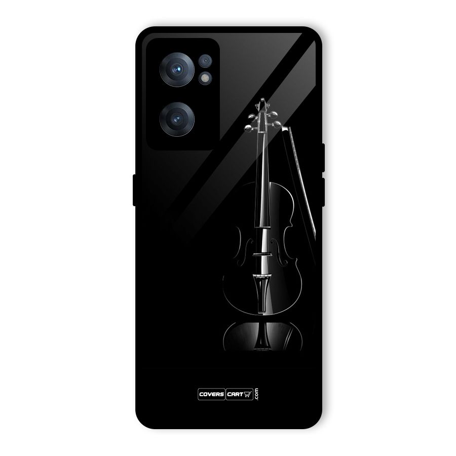 Elegant Violin Glass Back Case for OnePlus Nord CE 2 5G