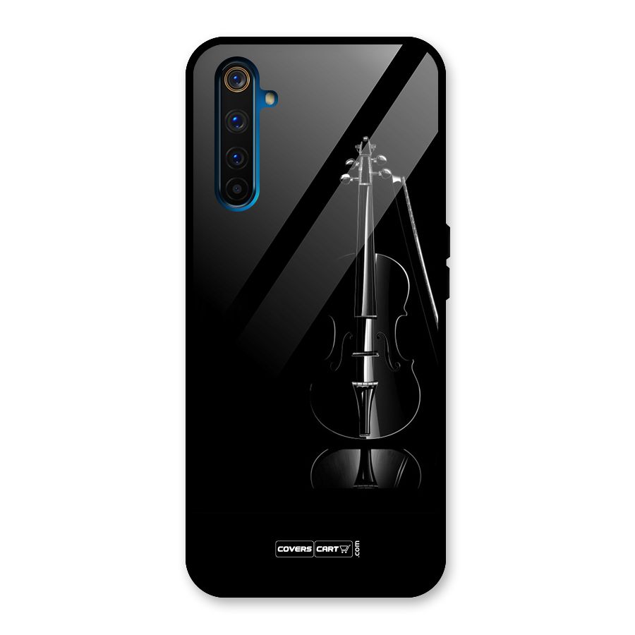 Elegant Violin Glass Back Case for Realme 6 Pro