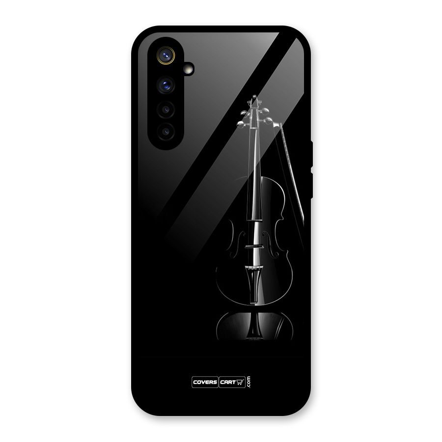Elegant Violin Glass Back Case for Realme 6i