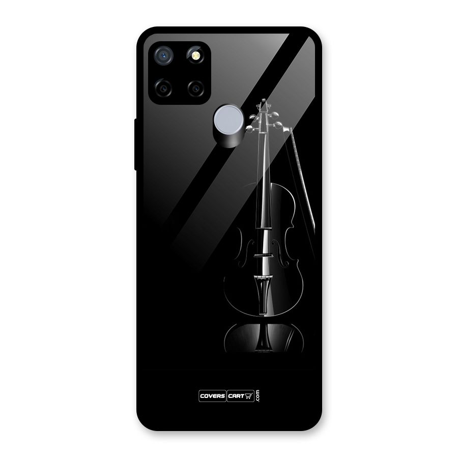 Elegant Violin Glass Back Case for Realme C12
