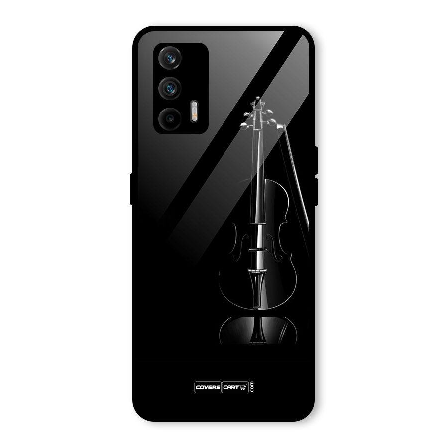 Elegant Violin Glass Back Case for Realme GT 5G