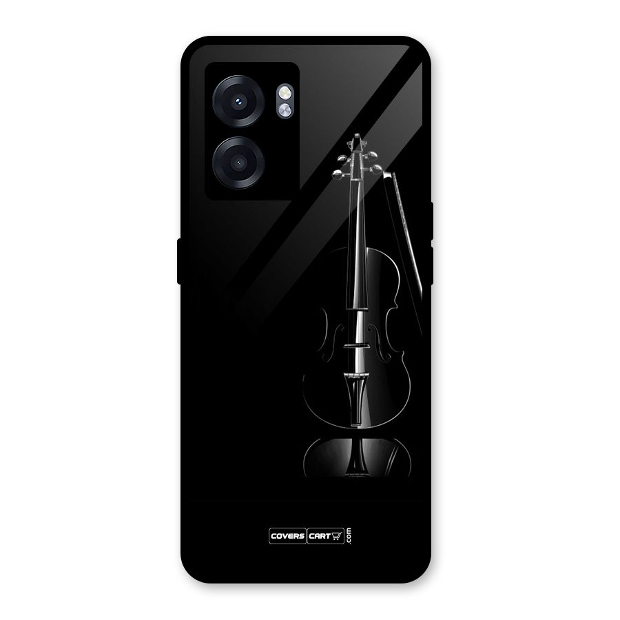 Elegant Violin Glass Back Case for Realme Narzo 50 5G