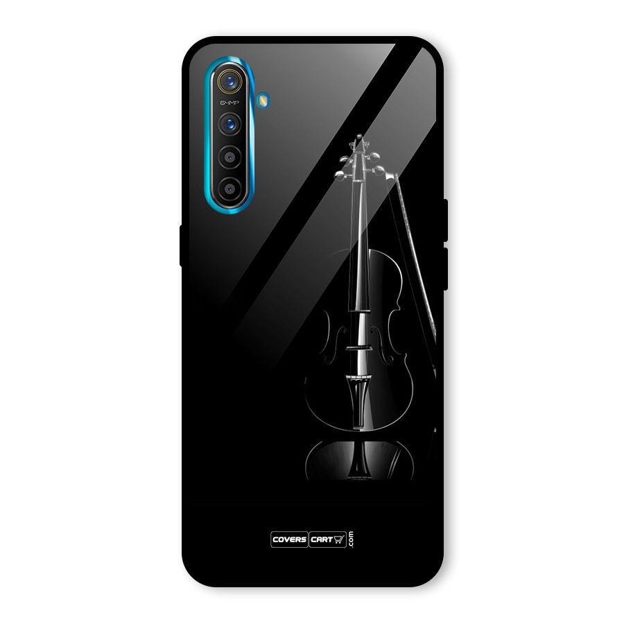 Elegant Violin Glass Back Case for Realme X2