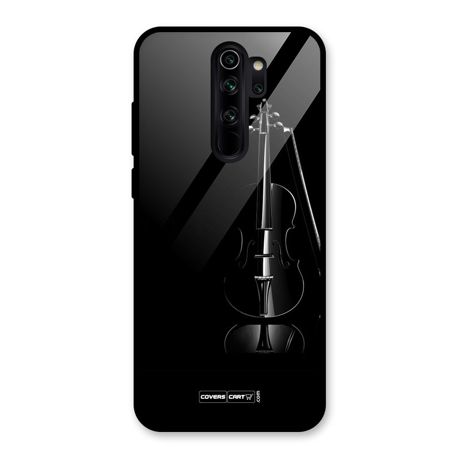 Elegant Violin Glass Back Case for Redmi Note 8 Pro