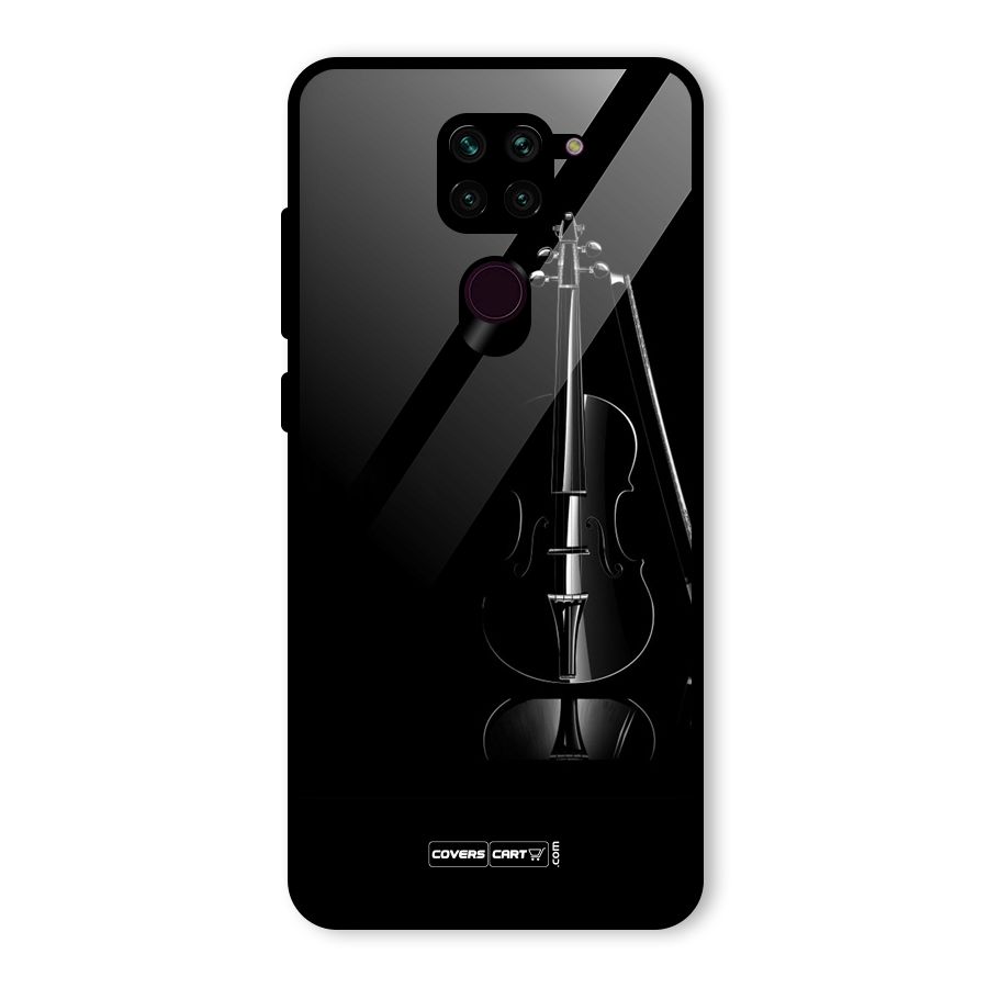 Elegant Violin Glass Back Case for Redmi Note 9