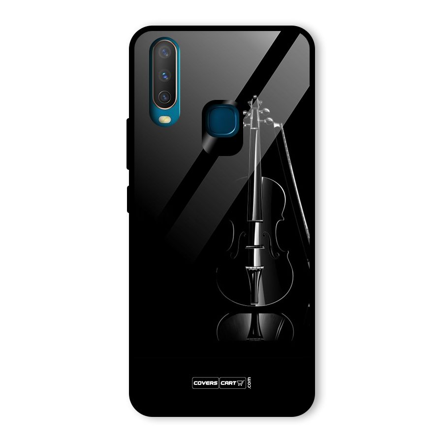 Elegant Violin Glass Back Case for Vivo U10