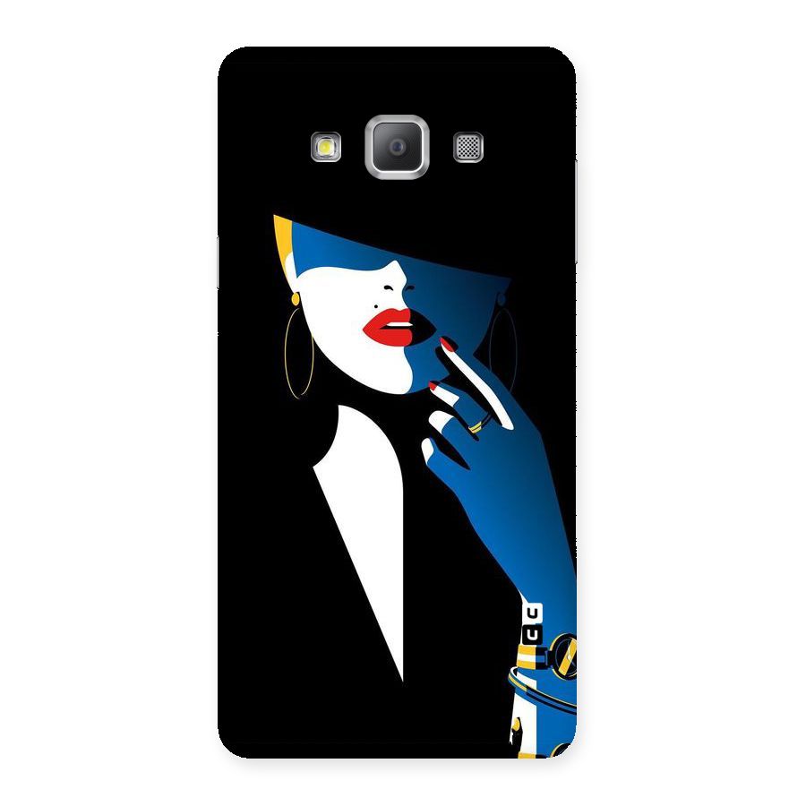 Elegant Woman Back Case for Galaxy A7