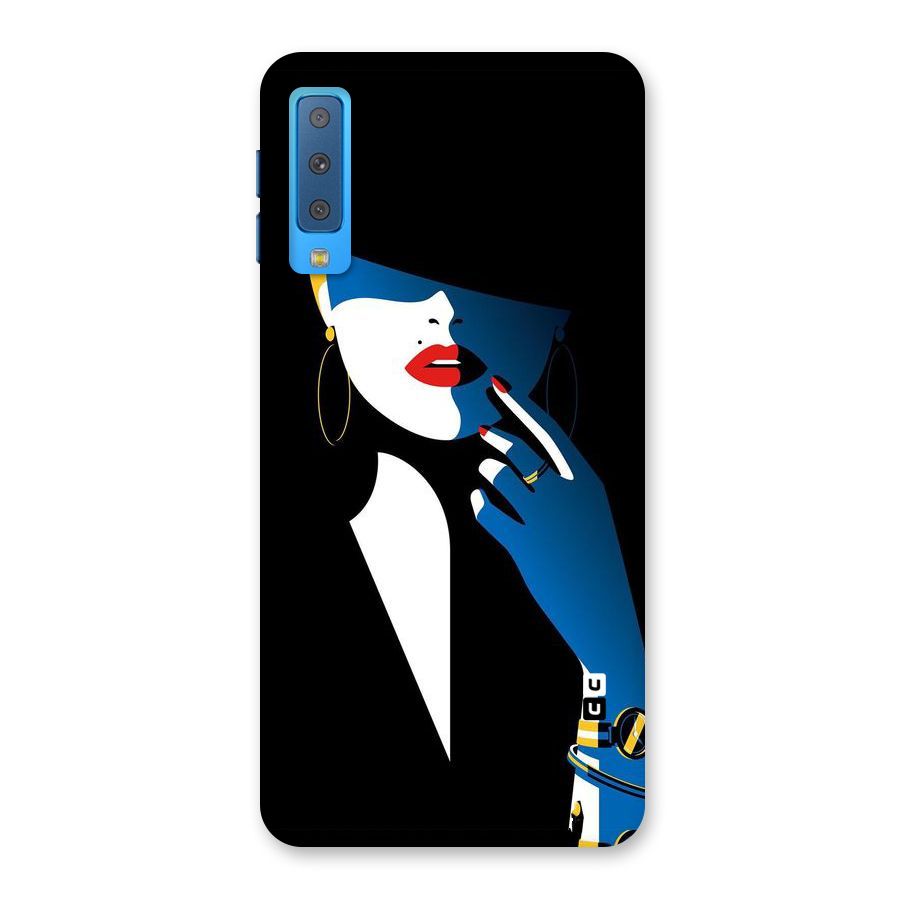 Elegant Woman Back Case for Galaxy A7 (2018)