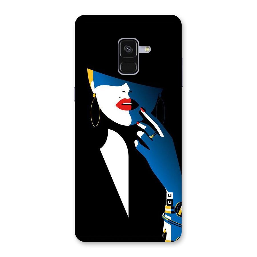 Elegant Woman Back Case for Galaxy A8 Plus