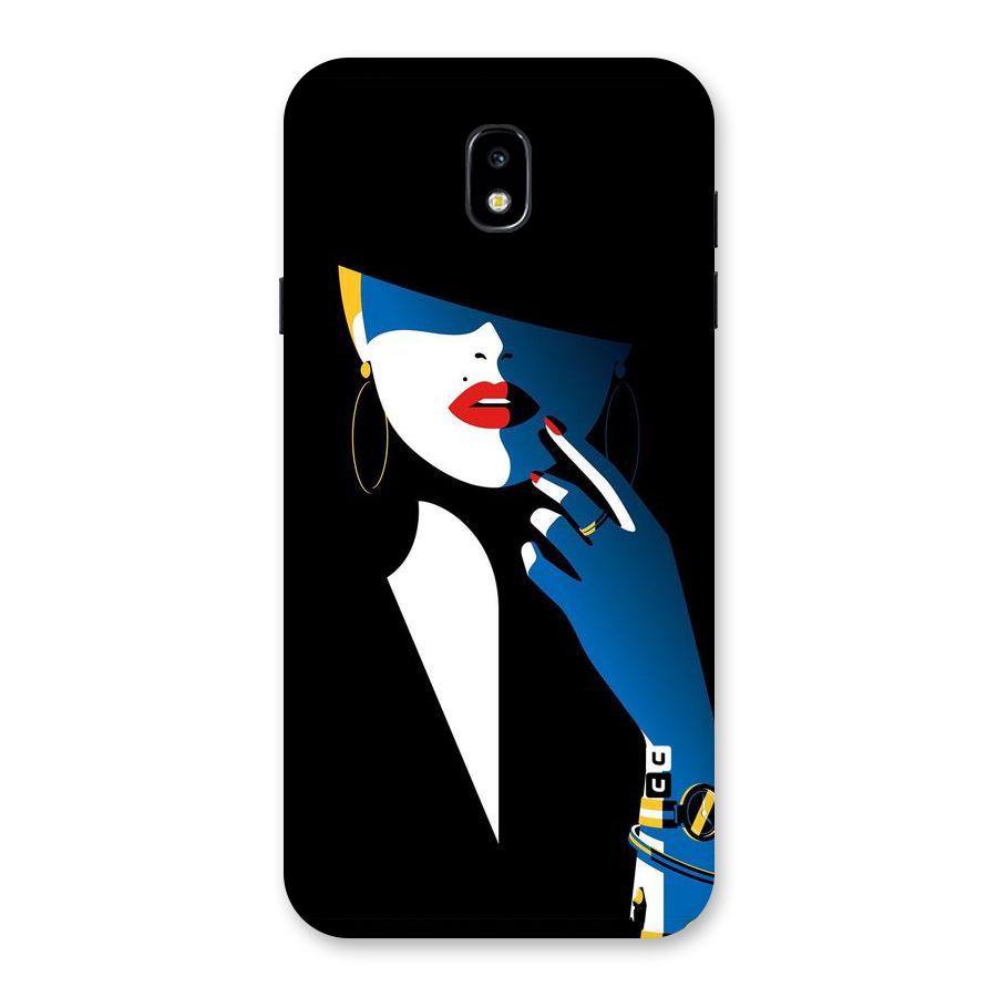Elegant Woman Back Case for Galaxy J7 Pro