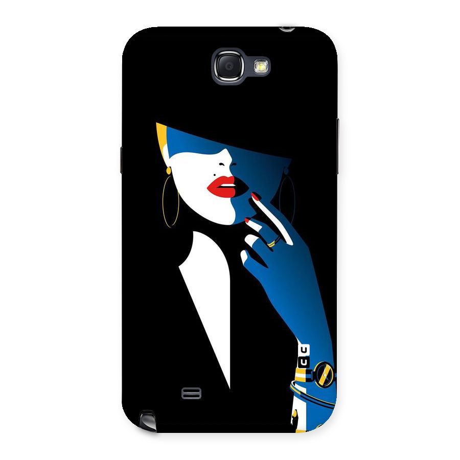 Elegant Woman Back Case for Galaxy Note 2