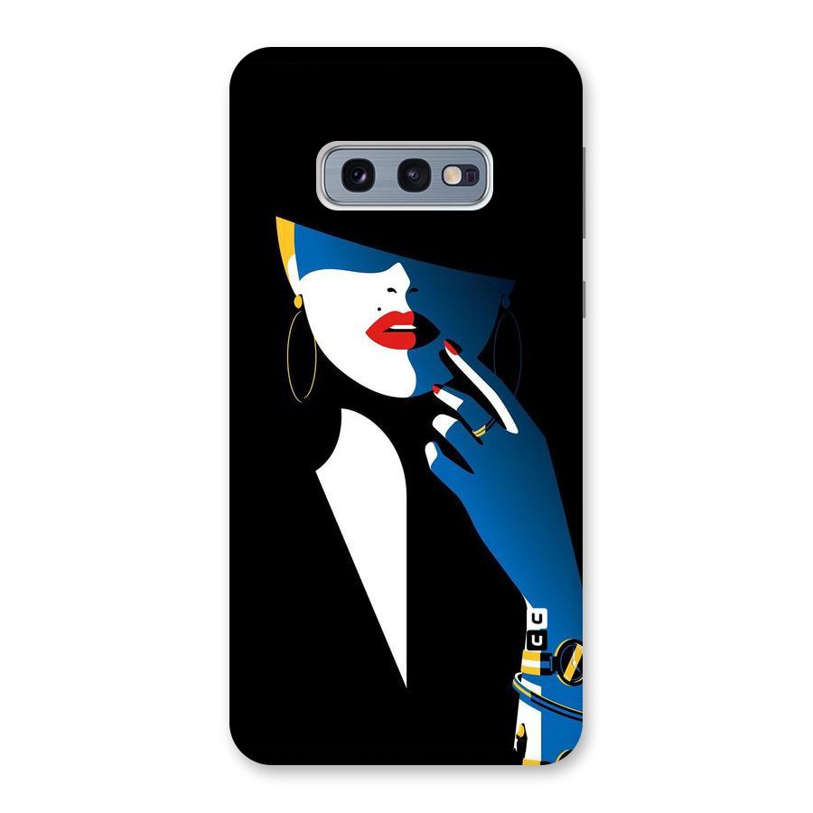 Elegant Woman Back Case for Galaxy S10e