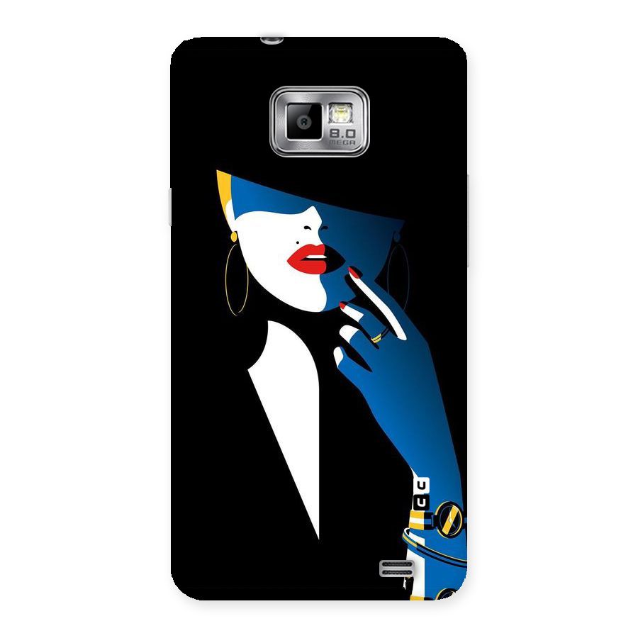 Elegant Woman Back Case for Galaxy S2