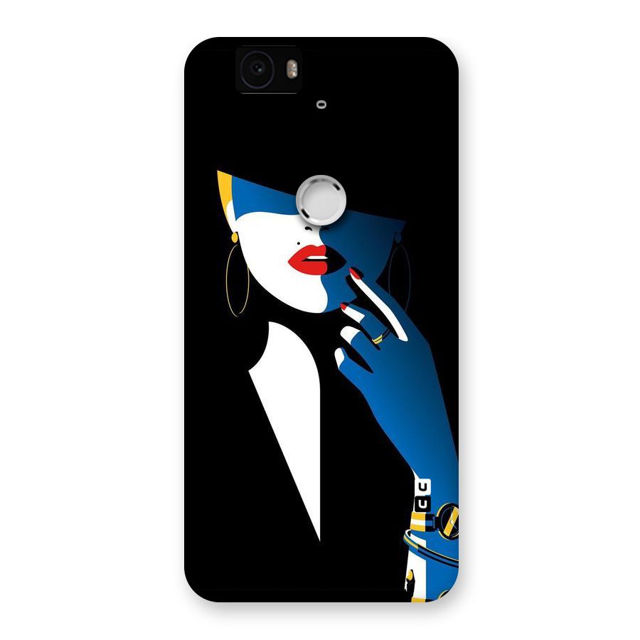 Elegant Woman Back Case for Google Nexus-6P
