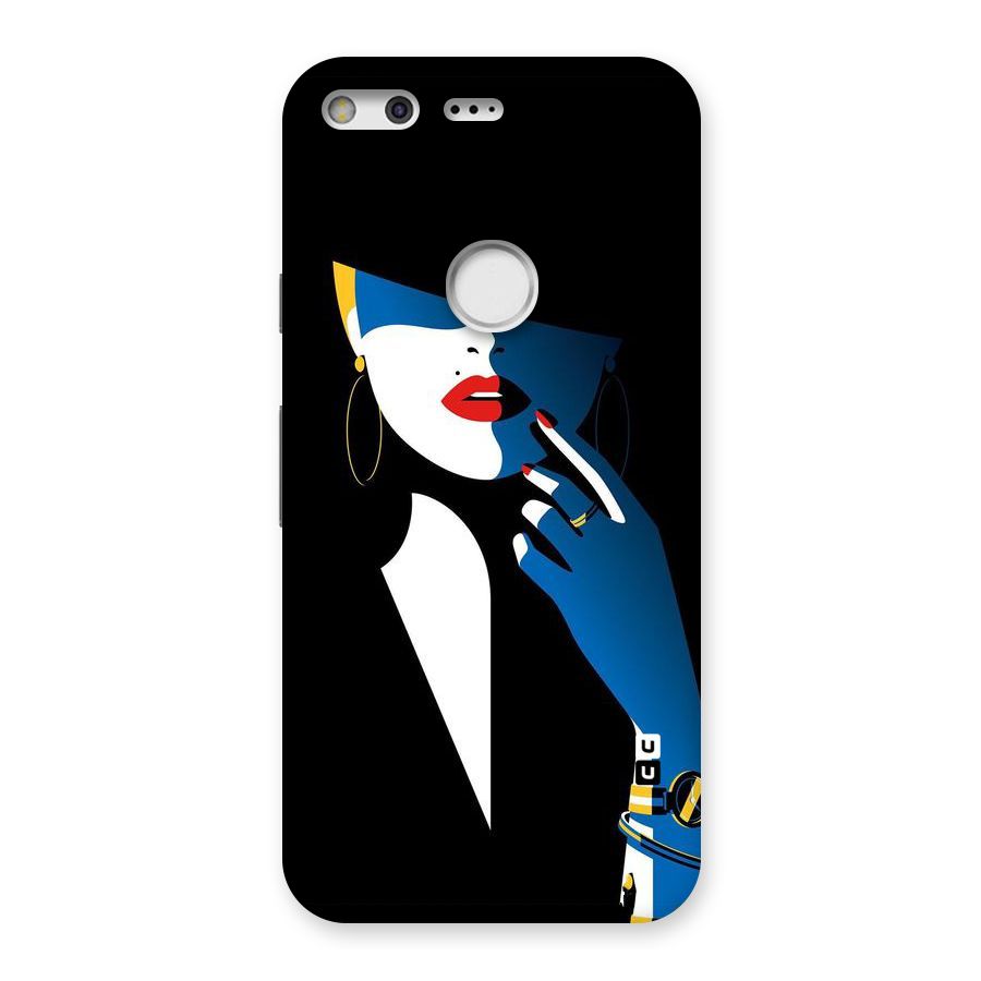 Elegant Woman Back Case for Google Pixel