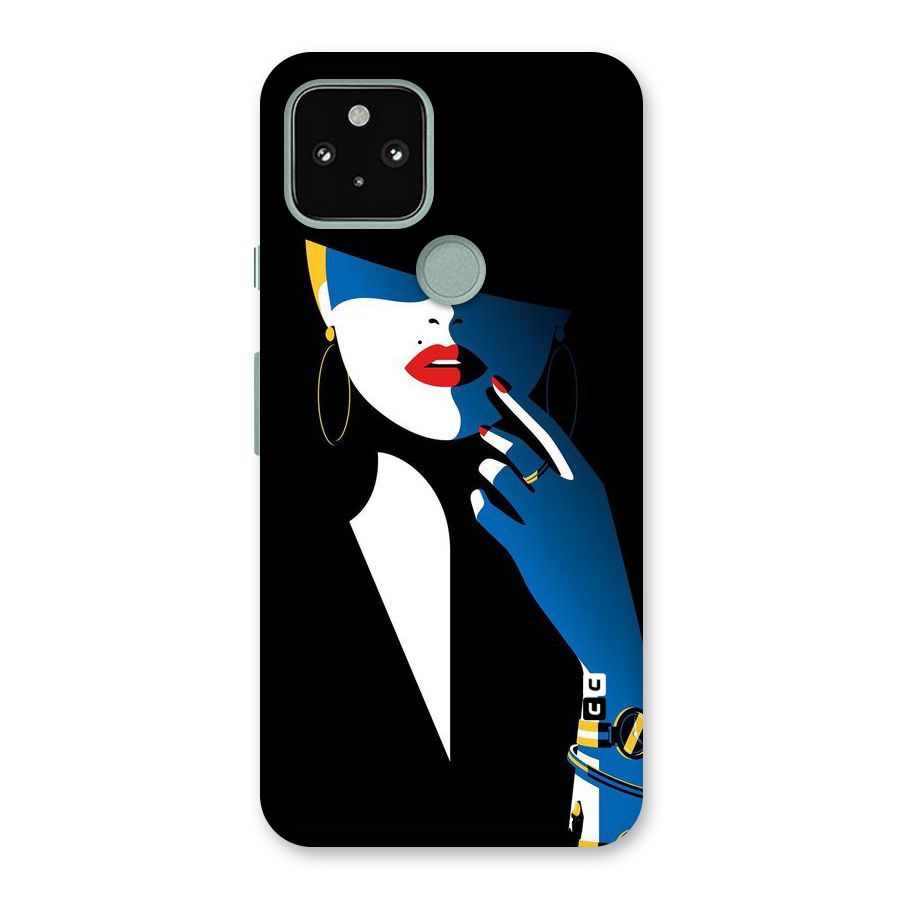 Elegant Woman Back Case for Google Pixel 5