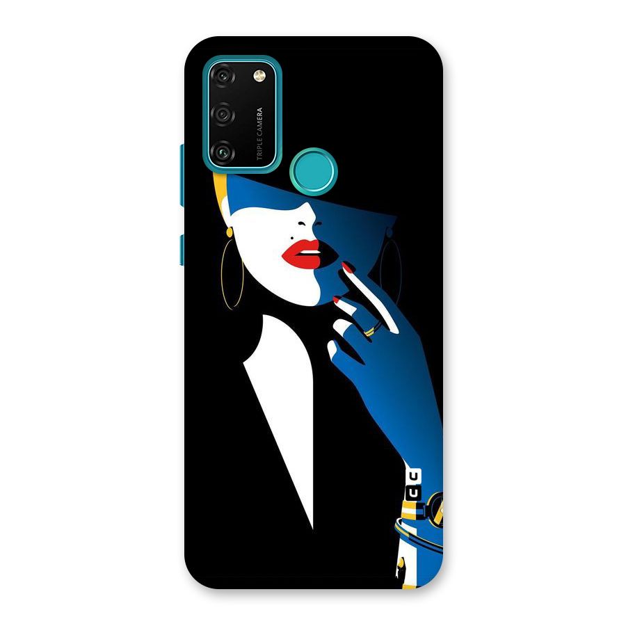 Elegant Woman Back Case for Honor 9A
