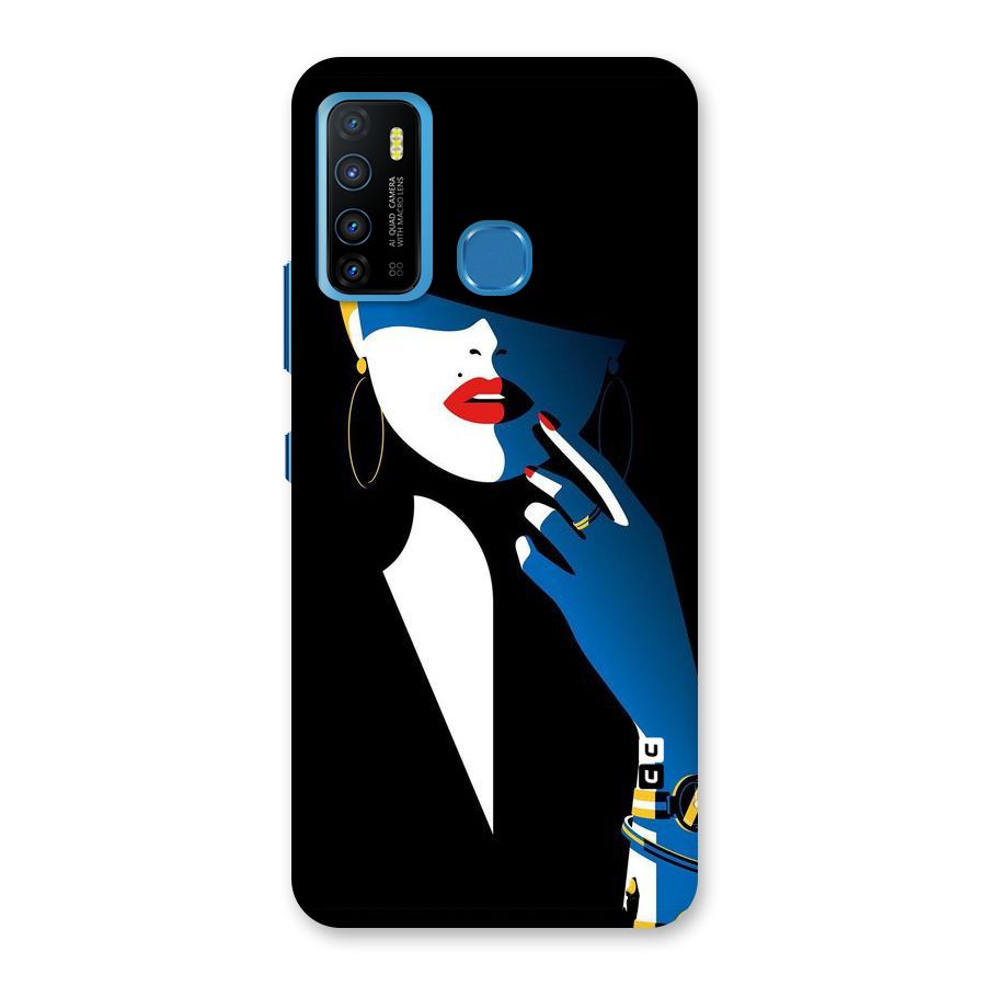 Elegant Woman Back Case for Infinix Hot 9