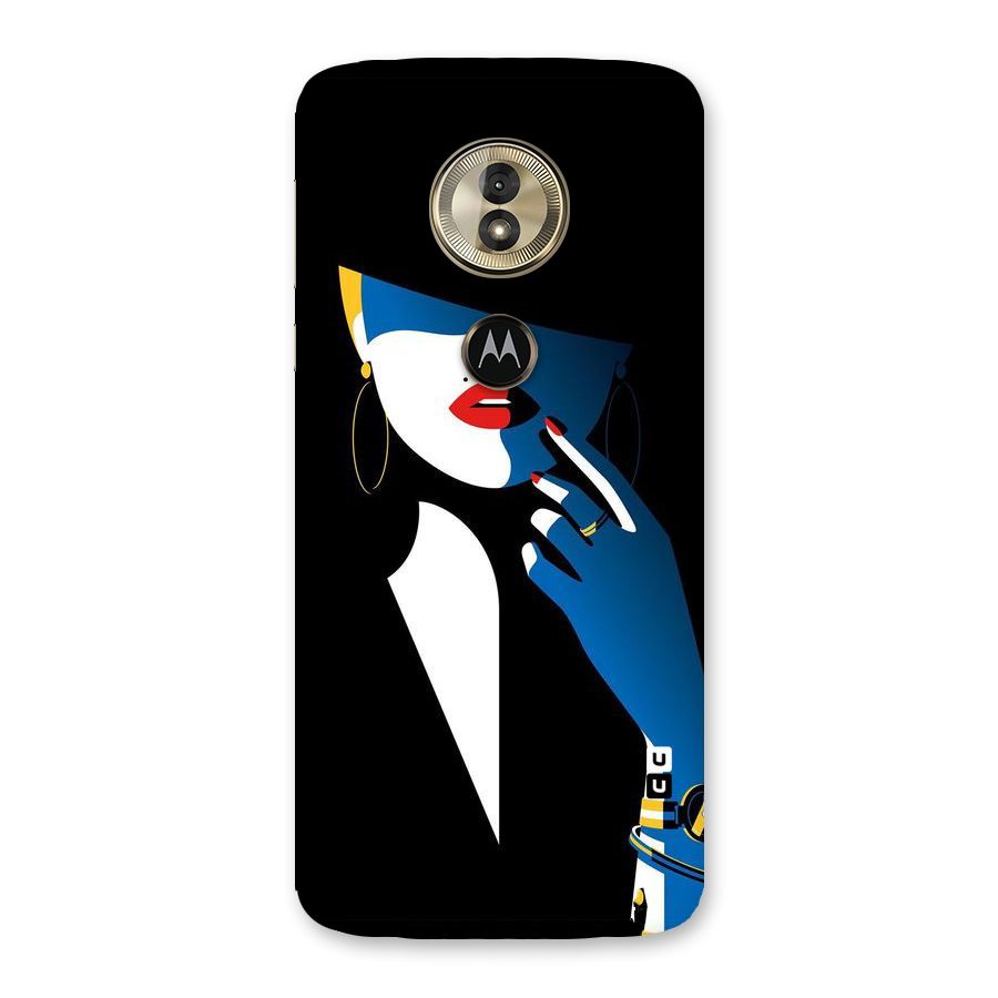 Elegant Woman Back Case for Moto G6 Play