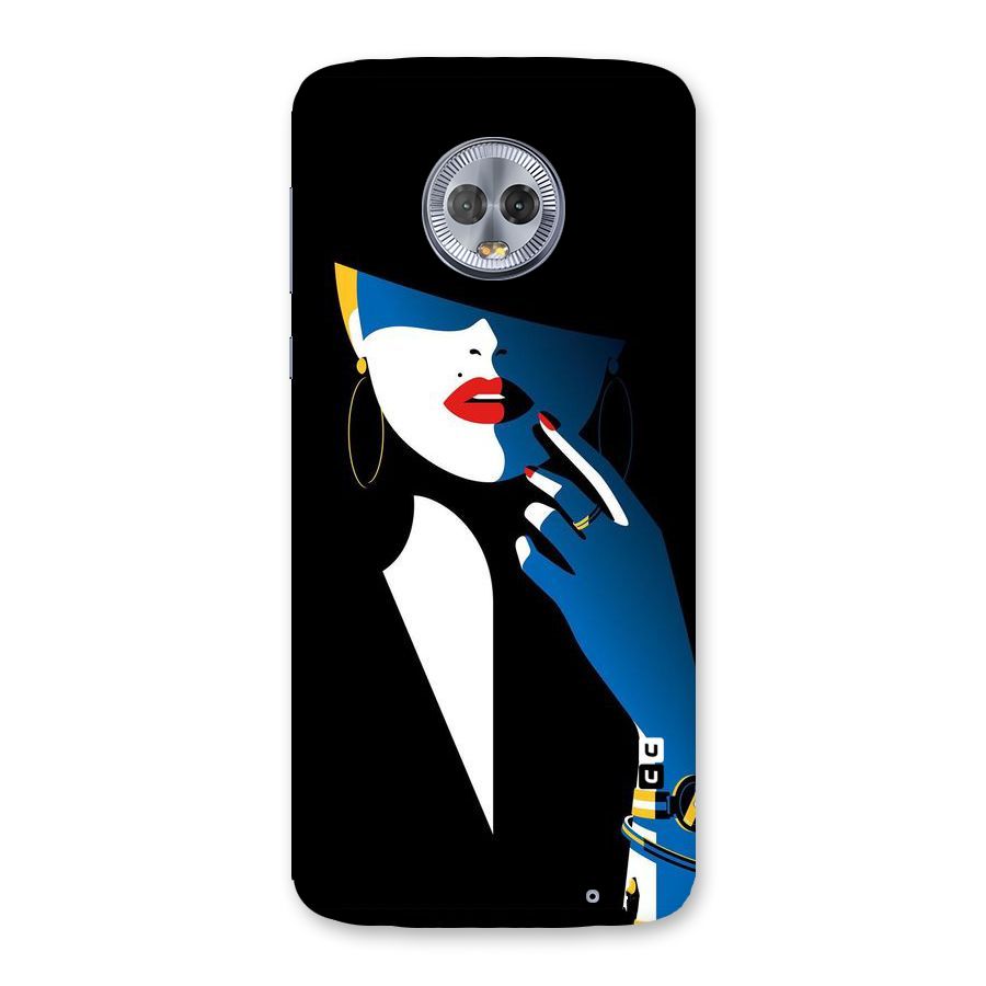 Elegant Woman Back Case for Moto G6 Plus