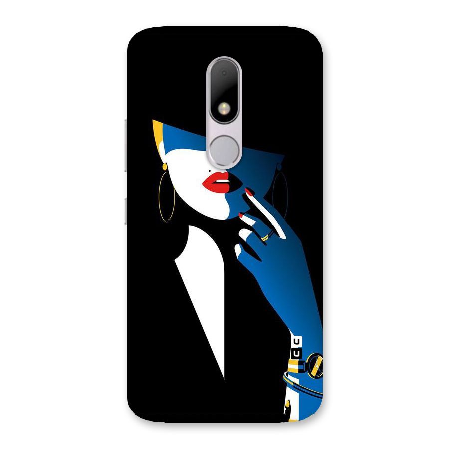 Elegant Woman Back Case for Moto M