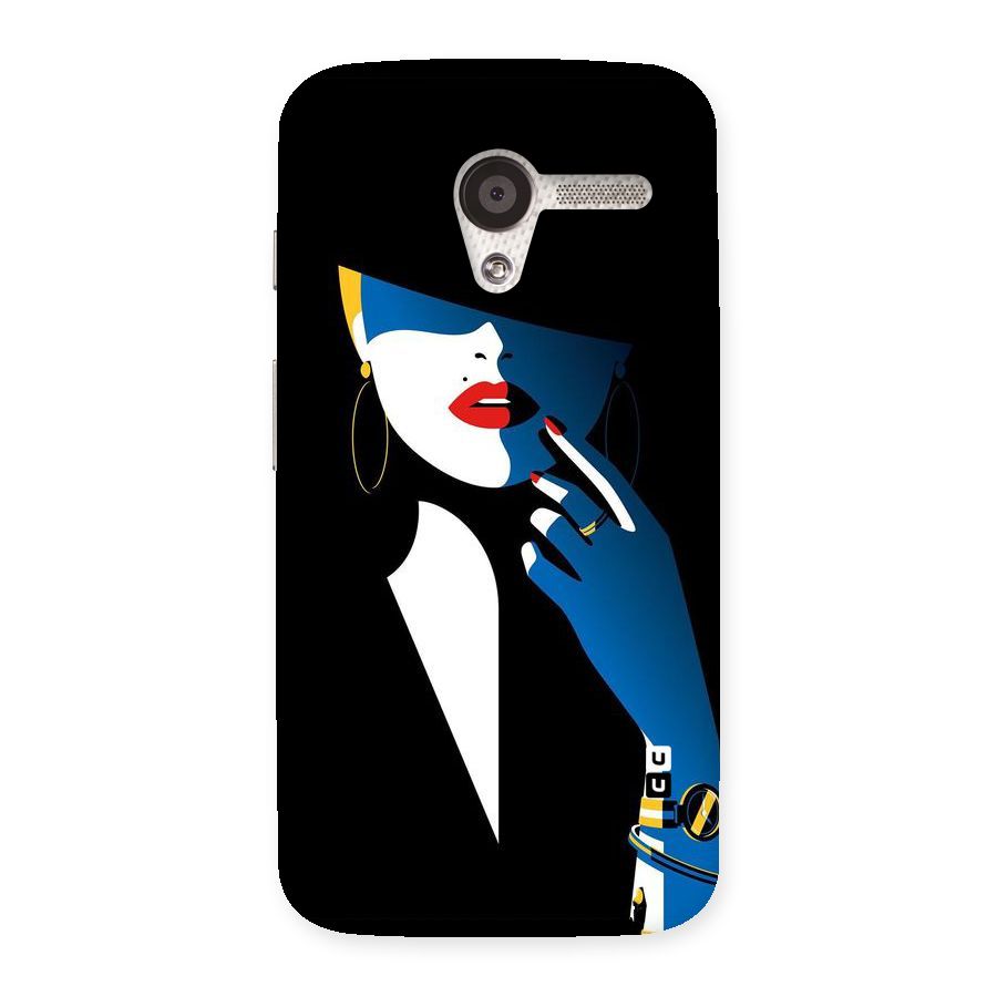 Elegant Woman Back Case for Moto X
