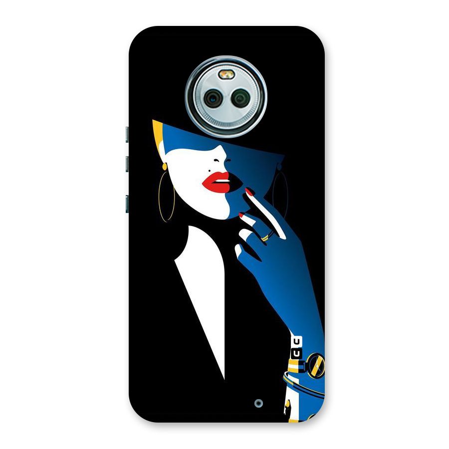 Elegant Woman Back Case for Moto X4