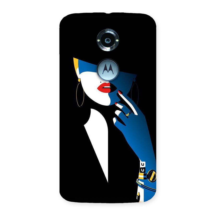 Elegant Woman Back Case for Moto X 2nd Gen