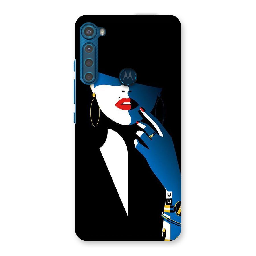 Elegant Woman Back Case for Motorola One Fusion Plus