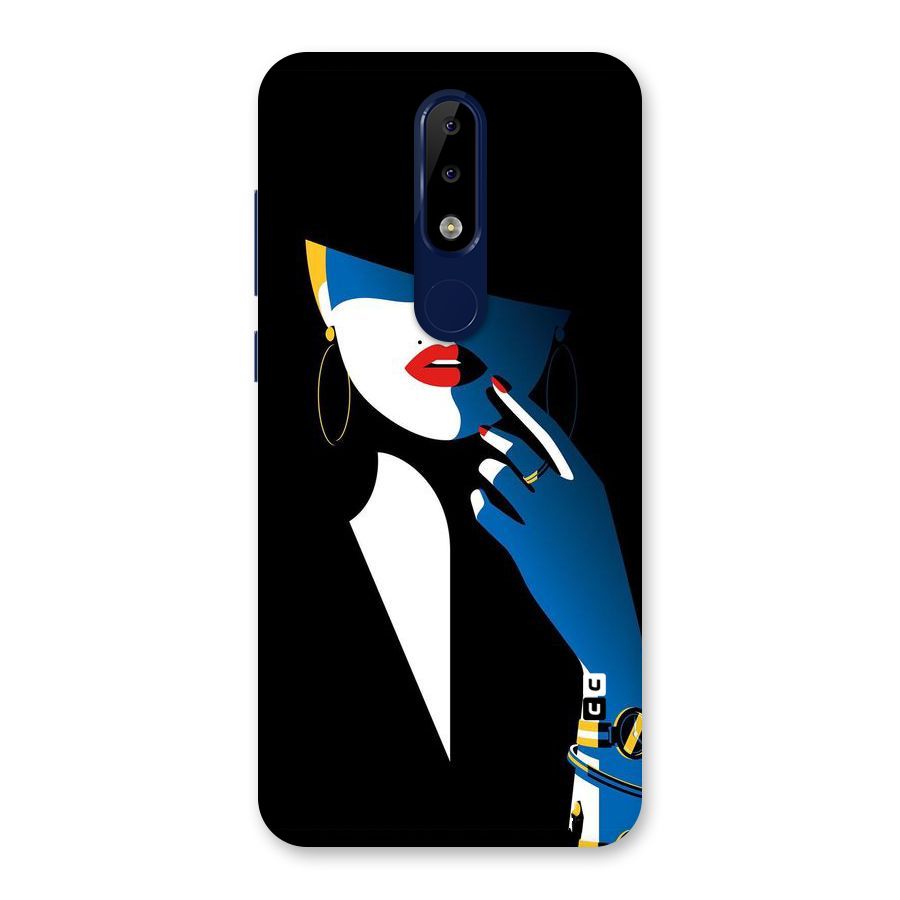 Elegant Woman Back Case for Nokia 5.1 Plus