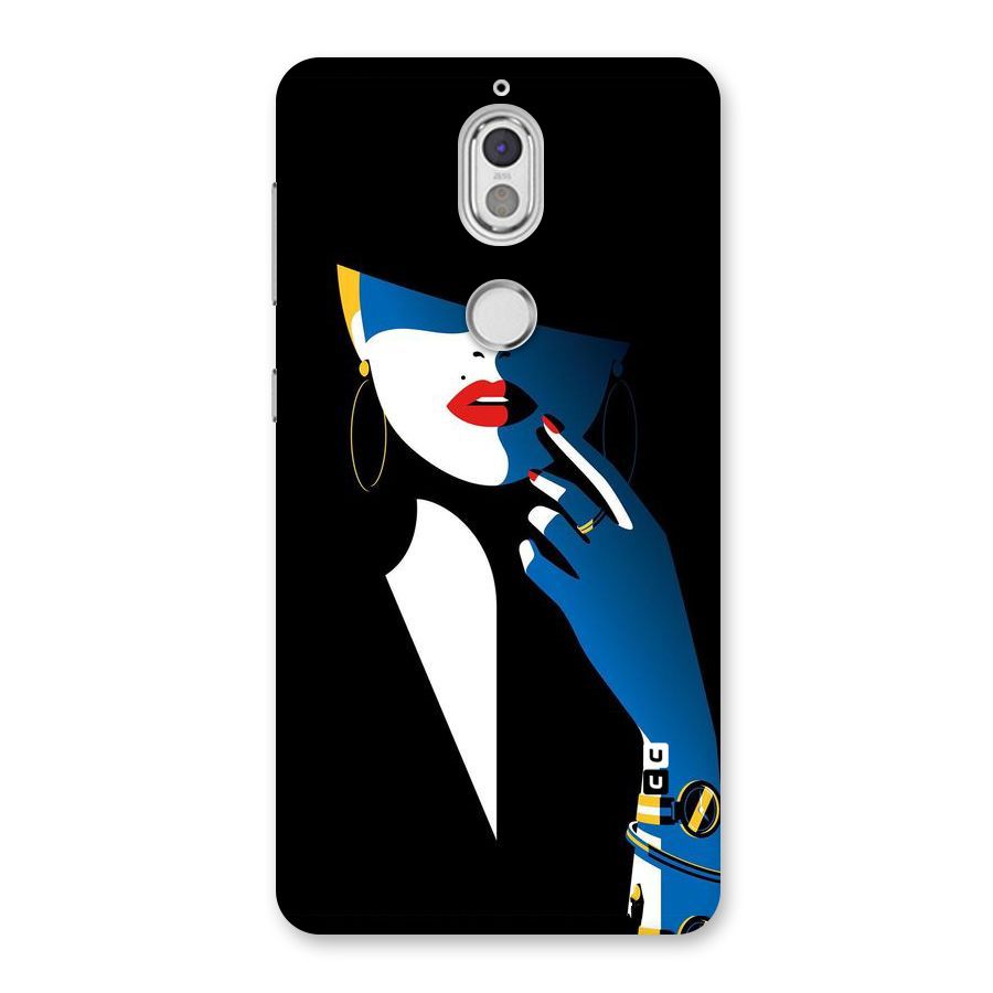 Elegant Woman Back Case for Nokia 7