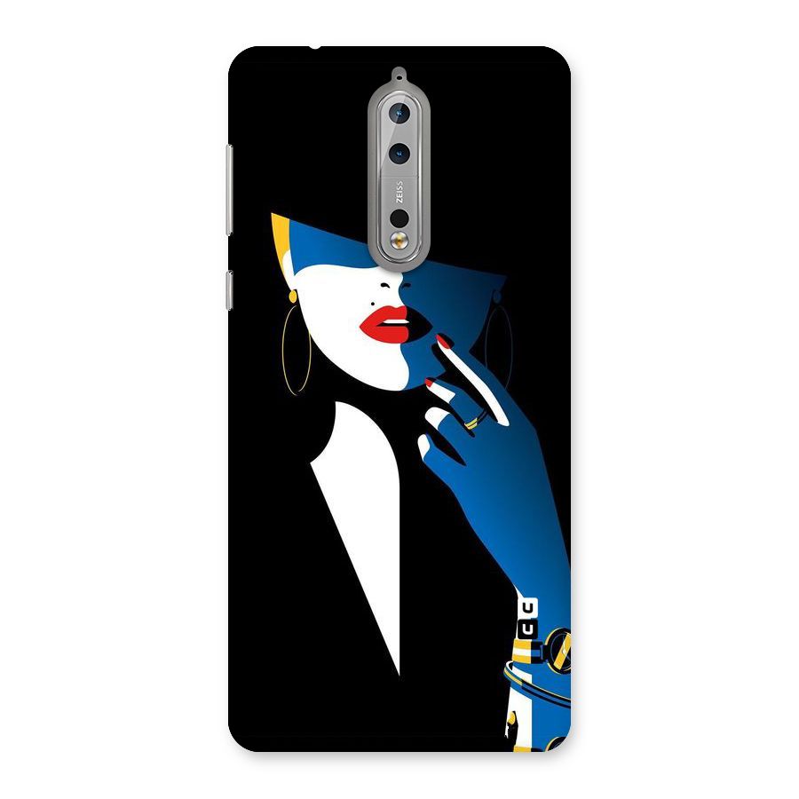Elegant Woman Back Case for Nokia 8