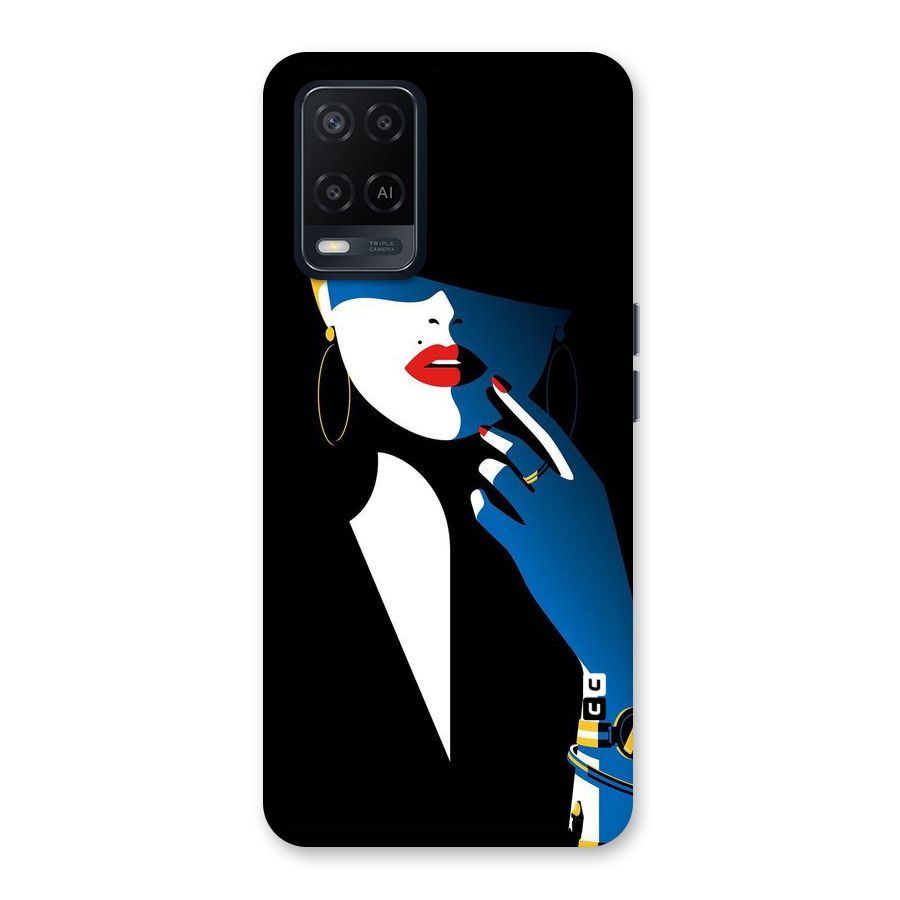 Elegant Woman Back Case for Oppo A54