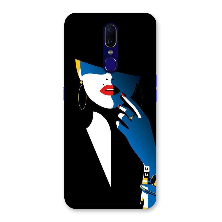 Elegant Woman Back Case for Oppo A9