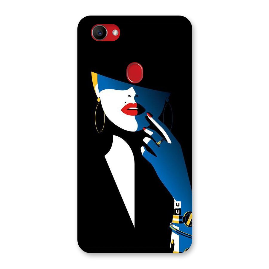 Elegant Woman Back Case for Oppo F7