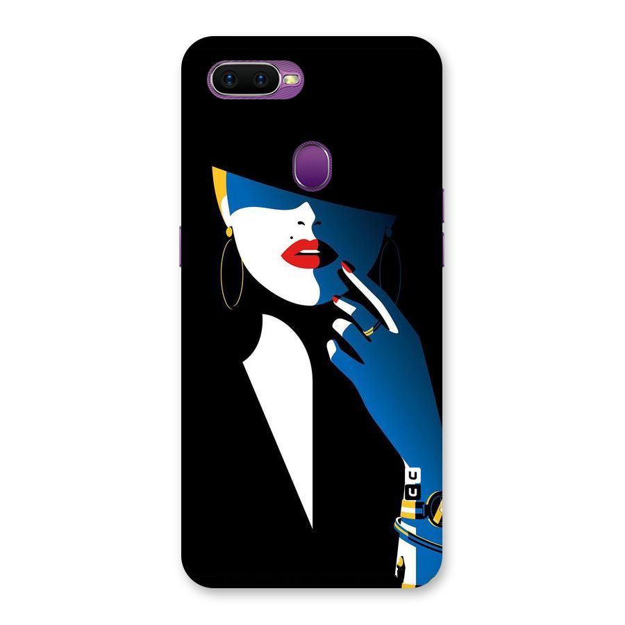 Elegant Woman Back Case for Oppo F9