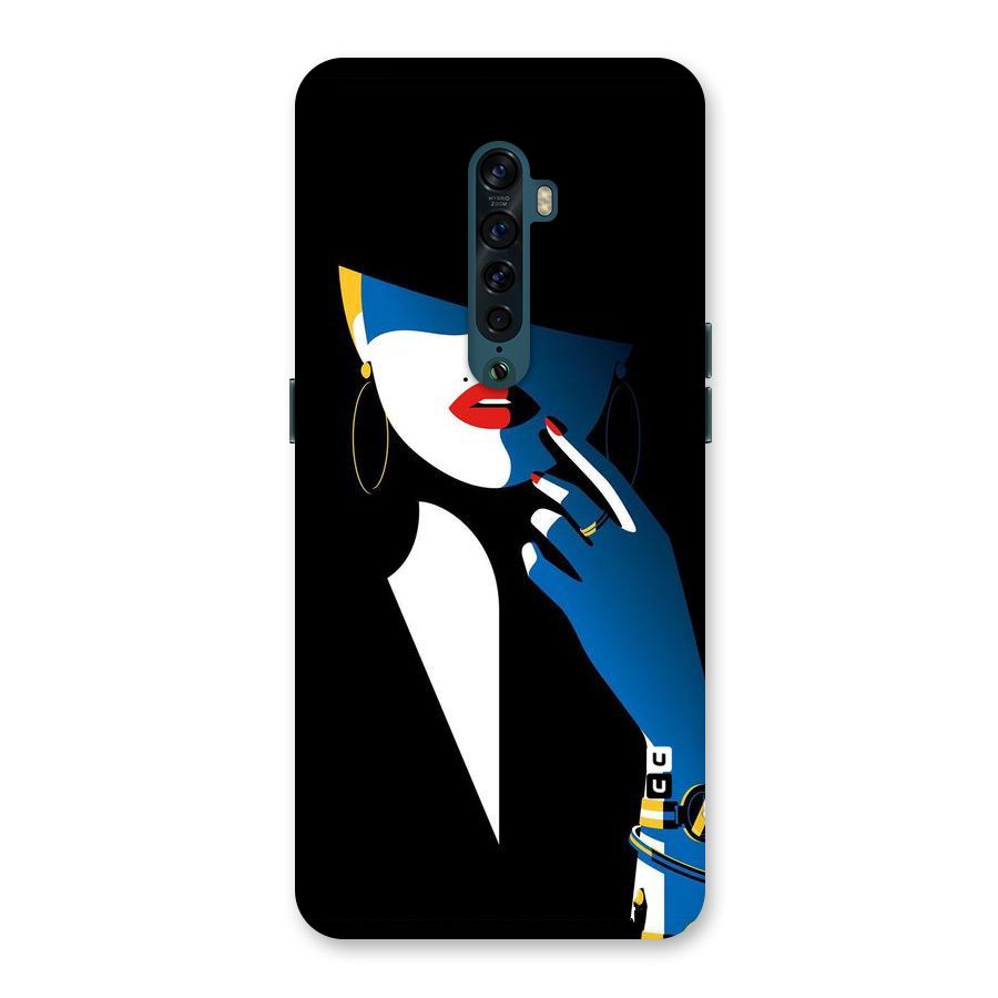 Elegant Woman Back Case for Oppo Reno2