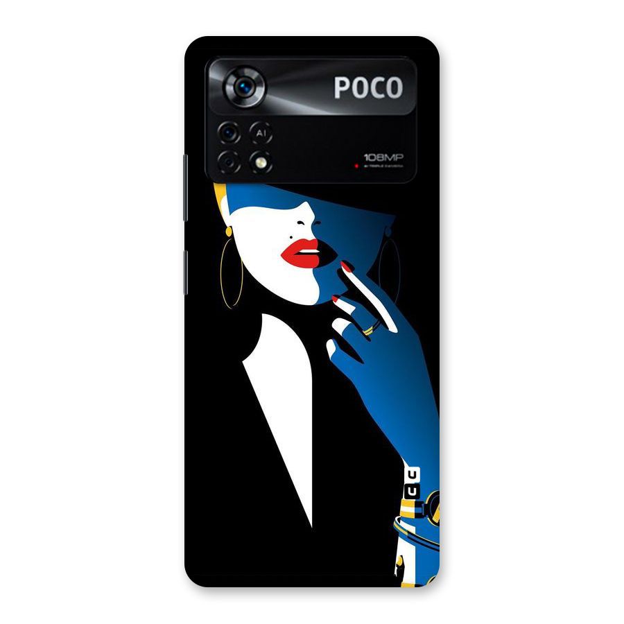 Elegant Woman Back Case for Poco X4 Pro 5G