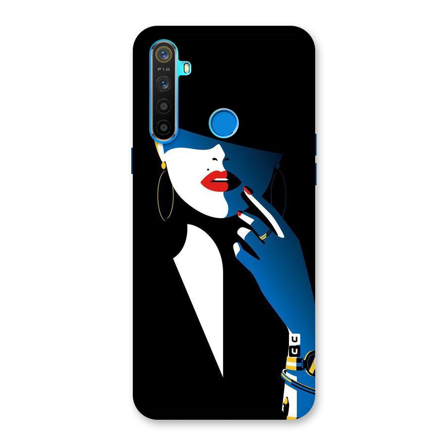 Elegant Woman Back Case for Realme 5s