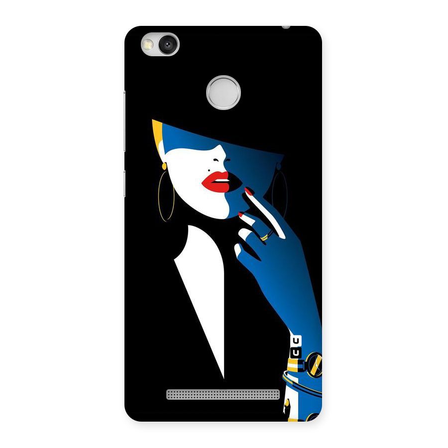 Elegant Woman Back Case for Redmi 3S Prime